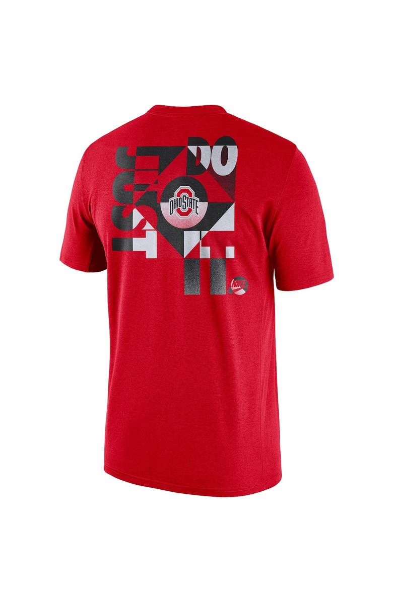 Nike Men's Nike Scarlet Ohio State Buckeyes Just Do It Max 90 T-Shirt, Alternate, color, 