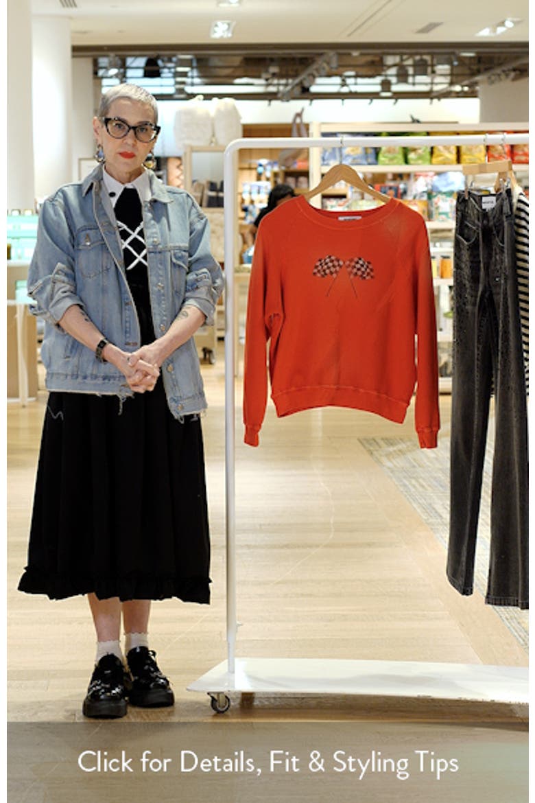 Ready Set Go Graphic Shrunken Sweatshirt video