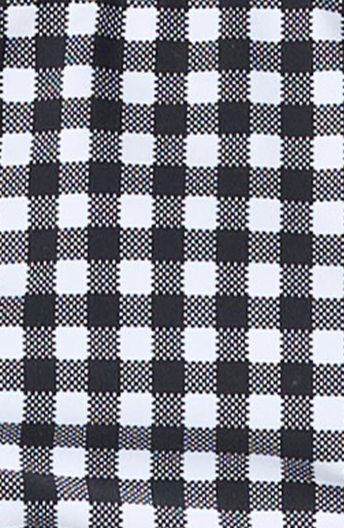 Flapdoodles Kids' Gingham Love Cherry Appliqué Two-piece Swimsuit In Gingham