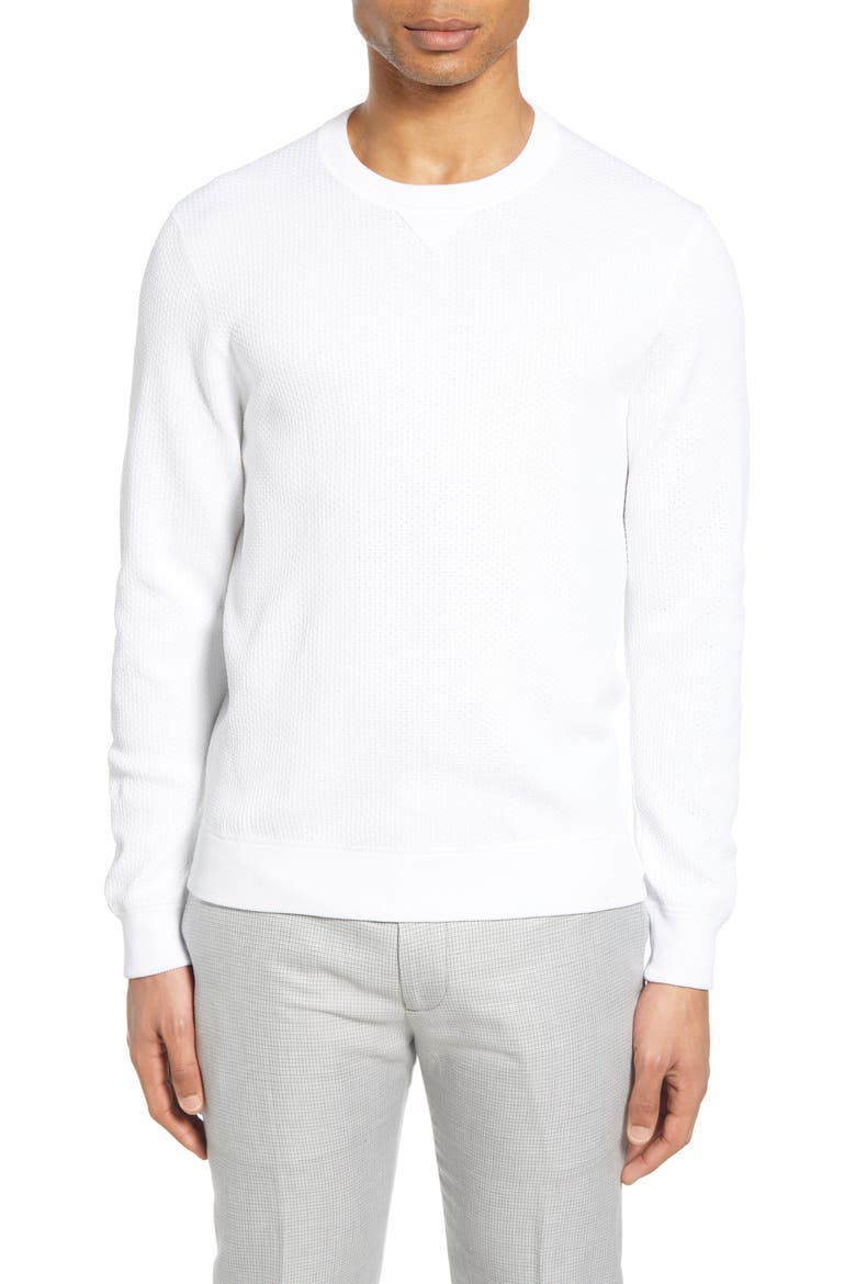 Feel Good Sweatshirt, Main, color, WHITE