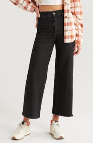 Billabong Free Fall Stretch Crop Wide Leg Jeans