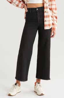Billabong Free Fall Stretch Crop Wide Leg Jeans