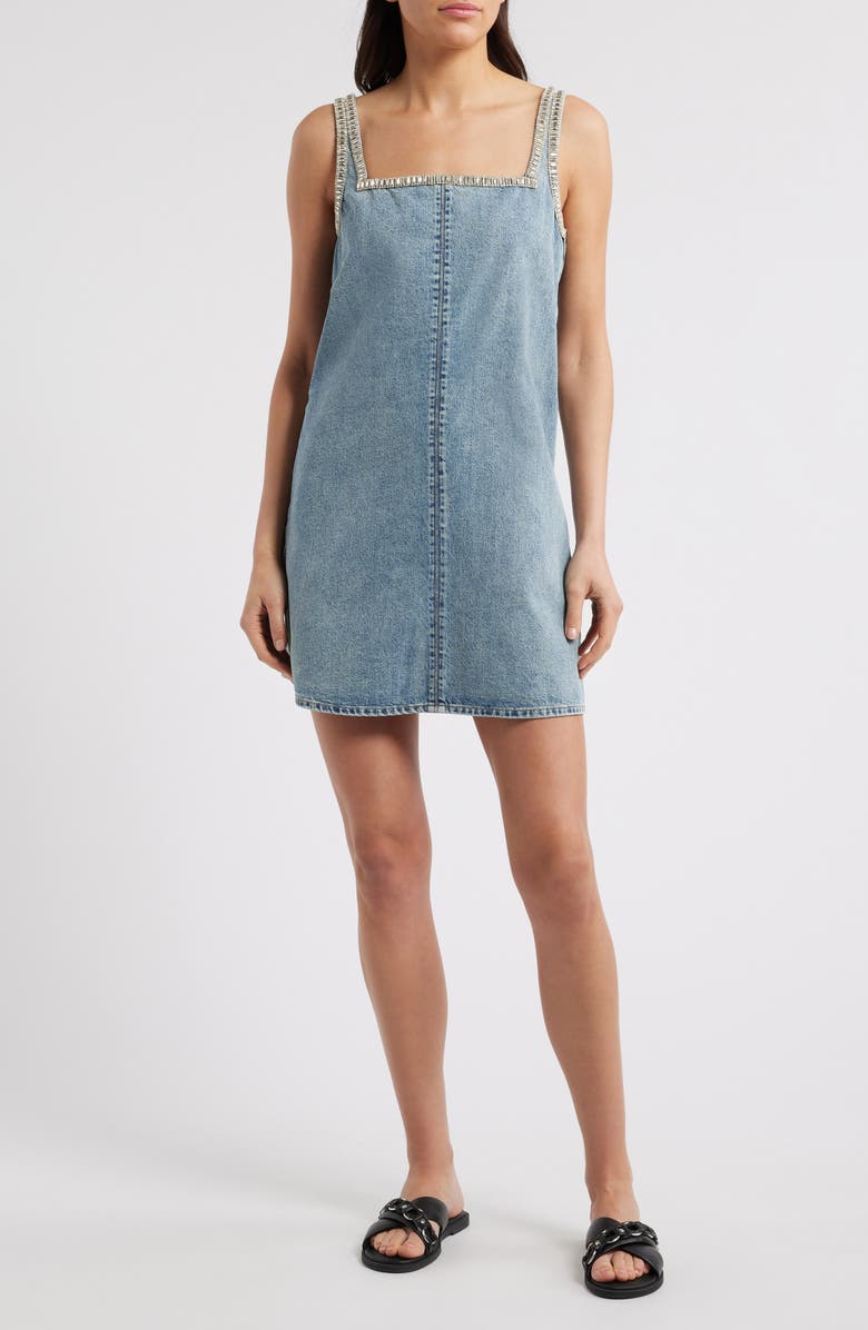 rag & bone Jayde Sleeveless Denim Minidress, Main, color,