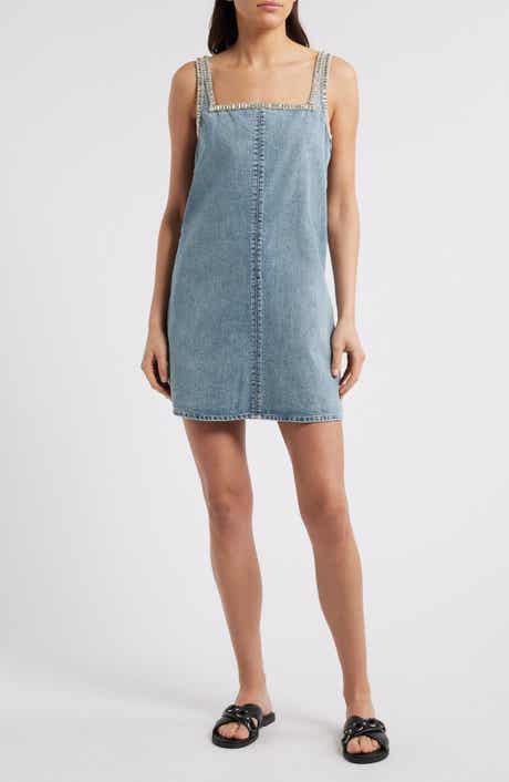 rag & bone Jayde Sleeveless Denim Minidress