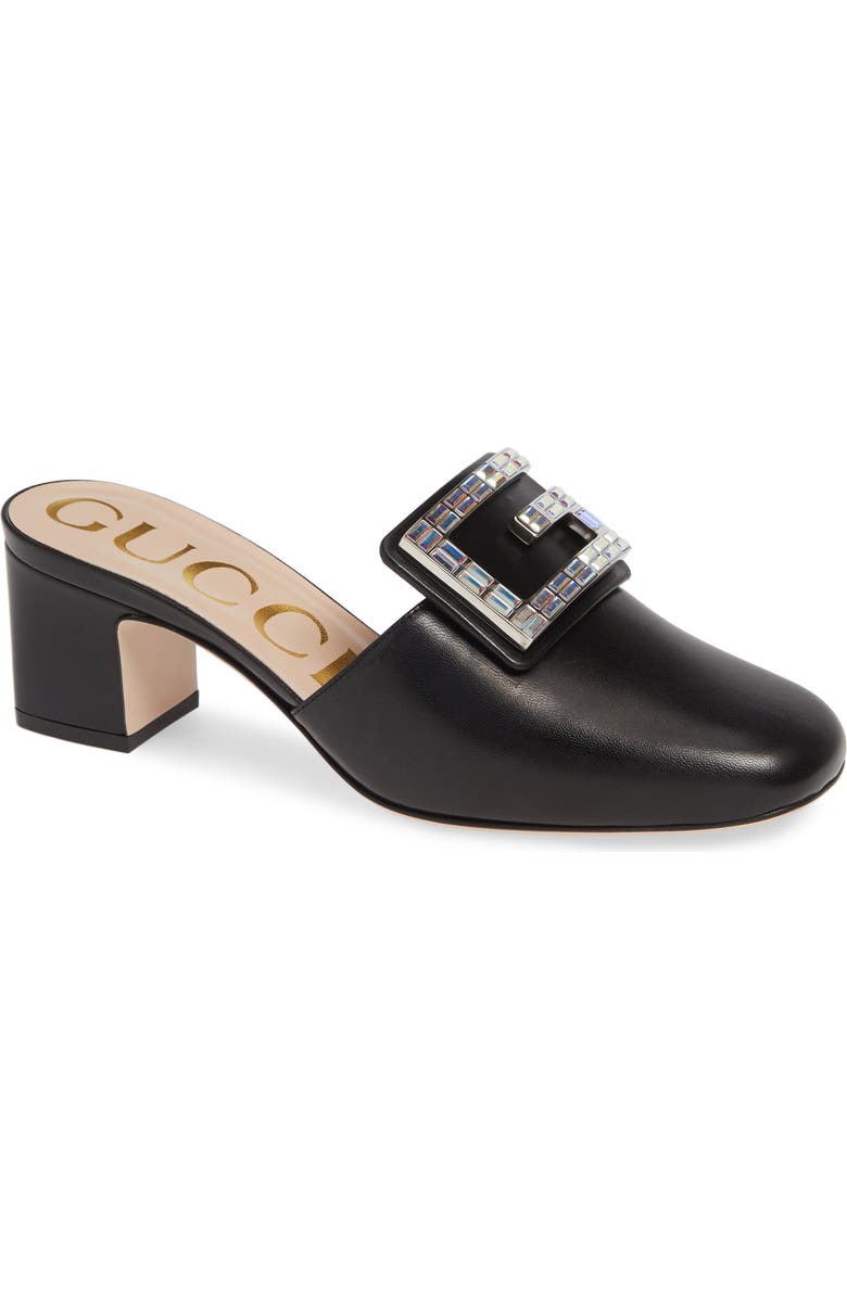 Gucci Madelyn Crystal G Mule, Main, color,
