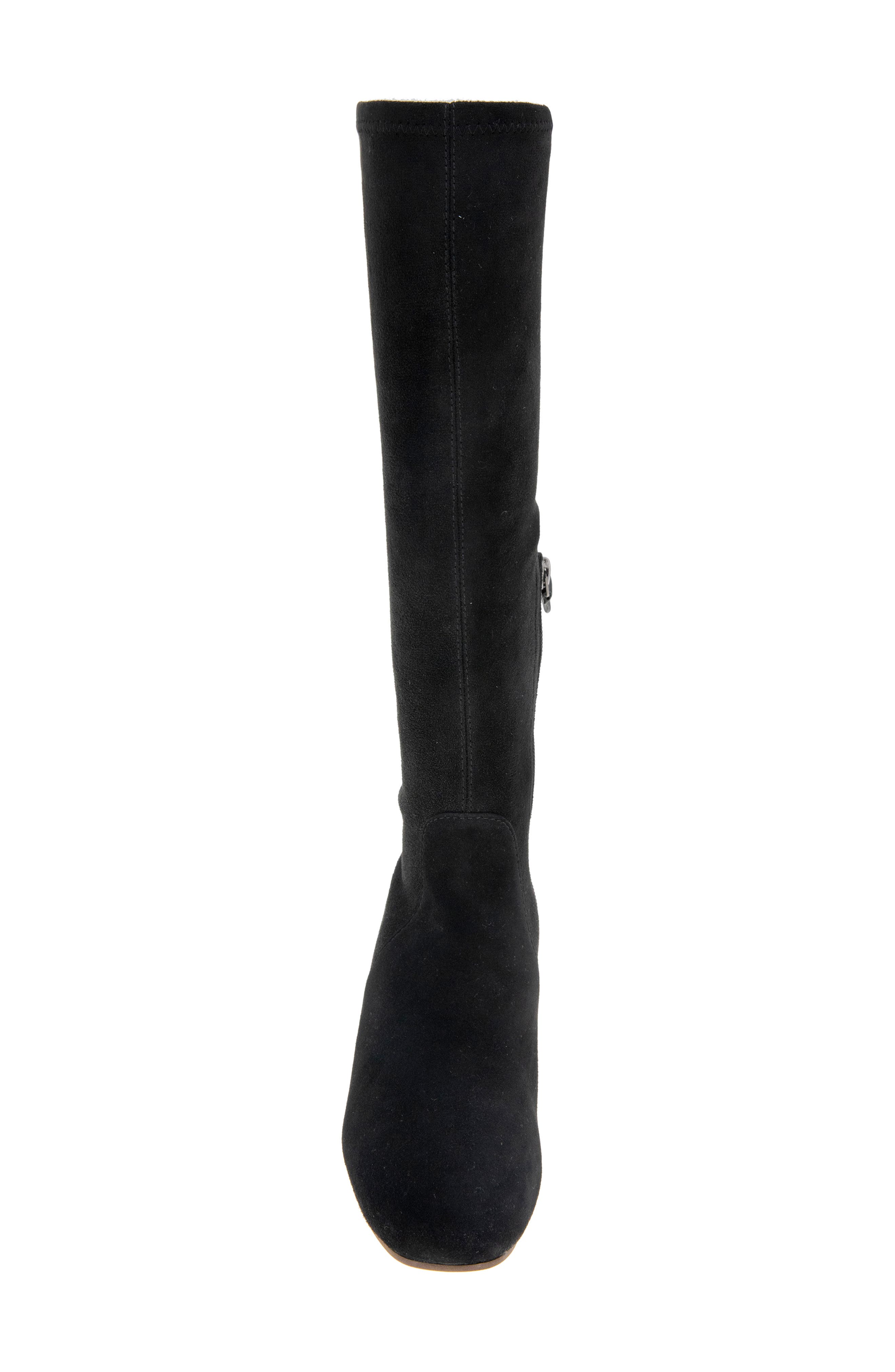 Gentle Souls Emily Stretch Knee High Boot, Alternate, color, Black Suede