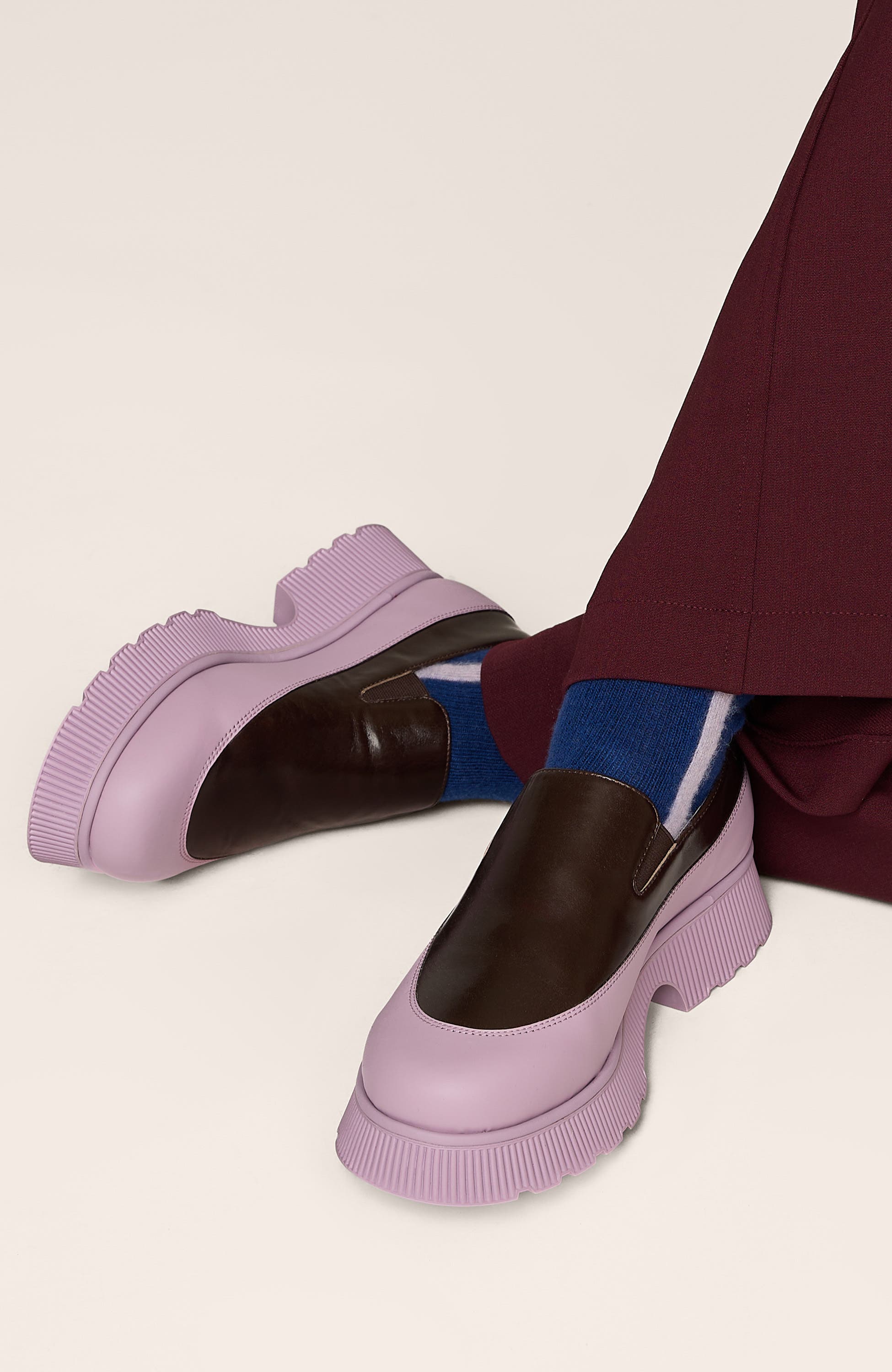 Robbie Mudguard Loafer, Alternate, color, Umber