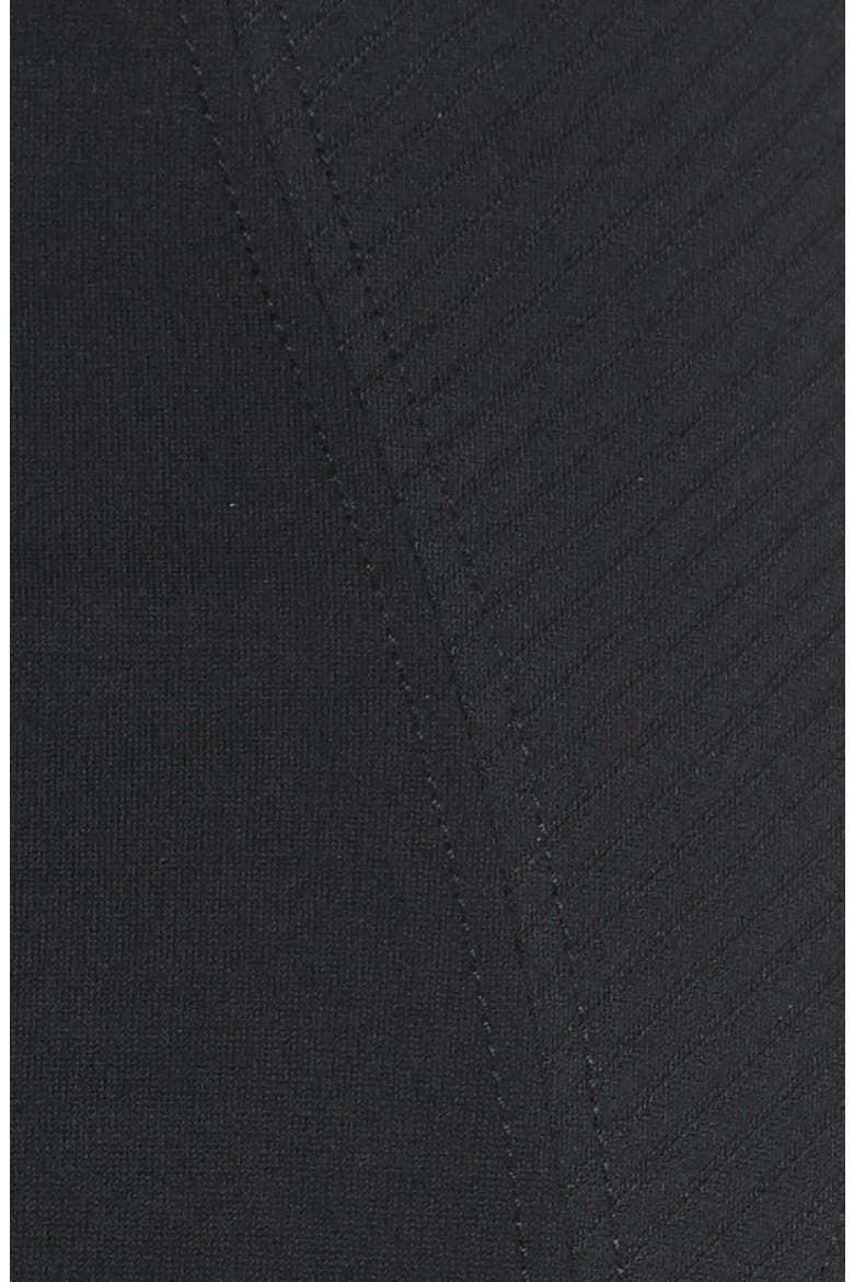 'Carlita' Knit Flare Skirt, Alternate, color, BLACK
