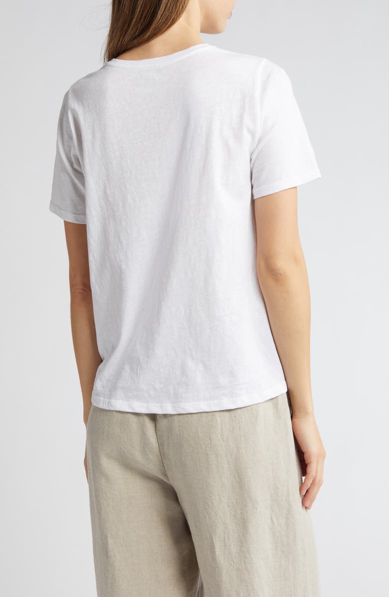 Eileen Fisher Crewneck Organic Cotton Top, Alternate, color, 