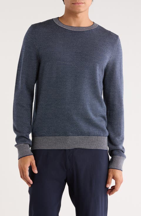 Birdseye Crewneck Sweater