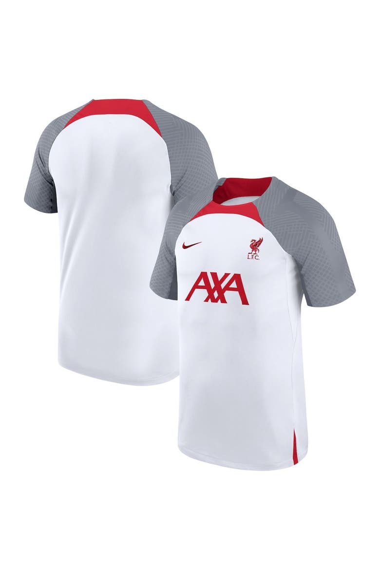 Men's Nike White Liverpool Strike Training Top, Main, color, White