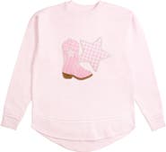 Sweet Wink Bandana Cowgirl Patch Western Women's Sweatshirt