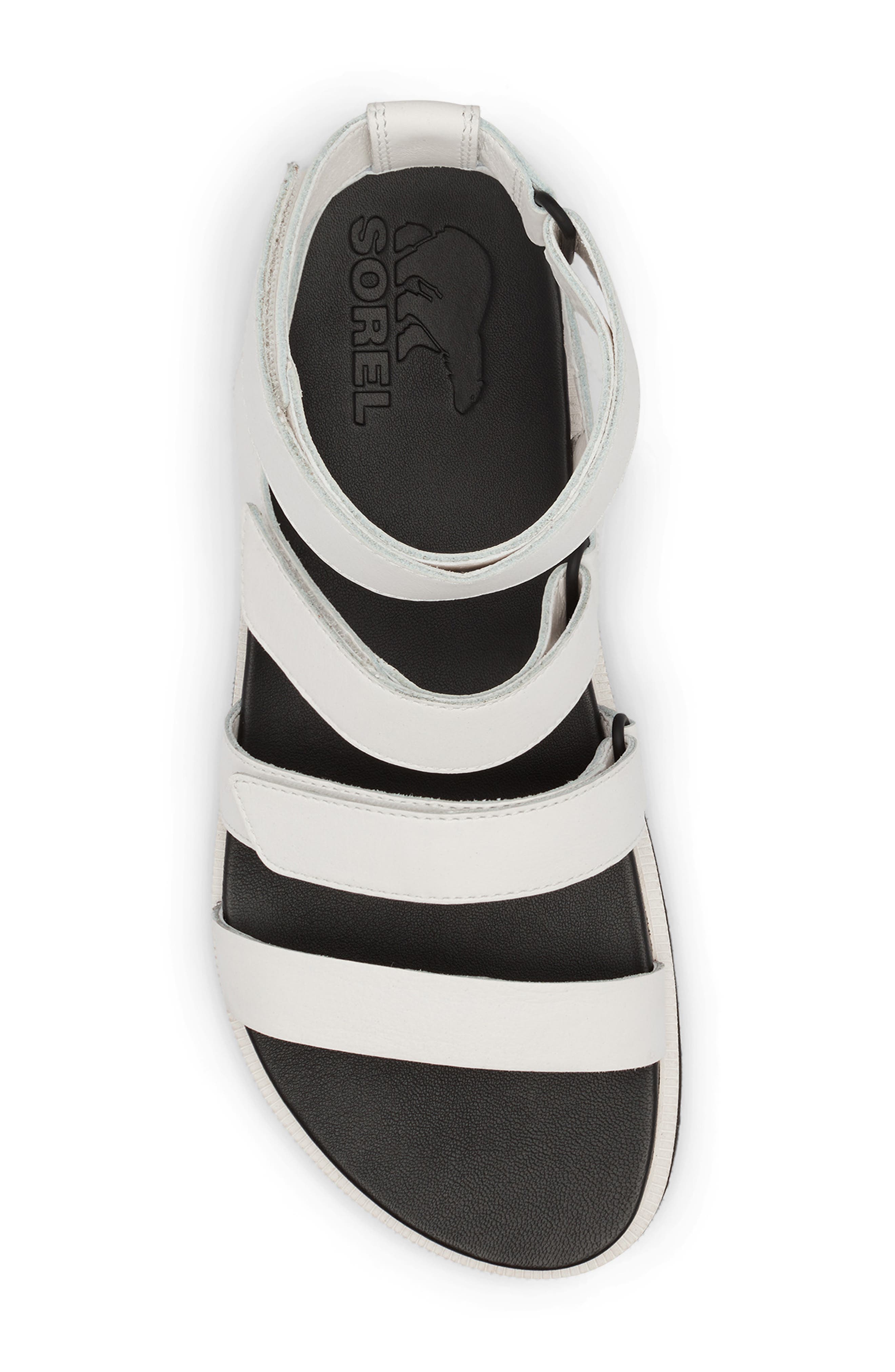 Strappy Sandal, Alternate, color, SEA SALT/ BLACK