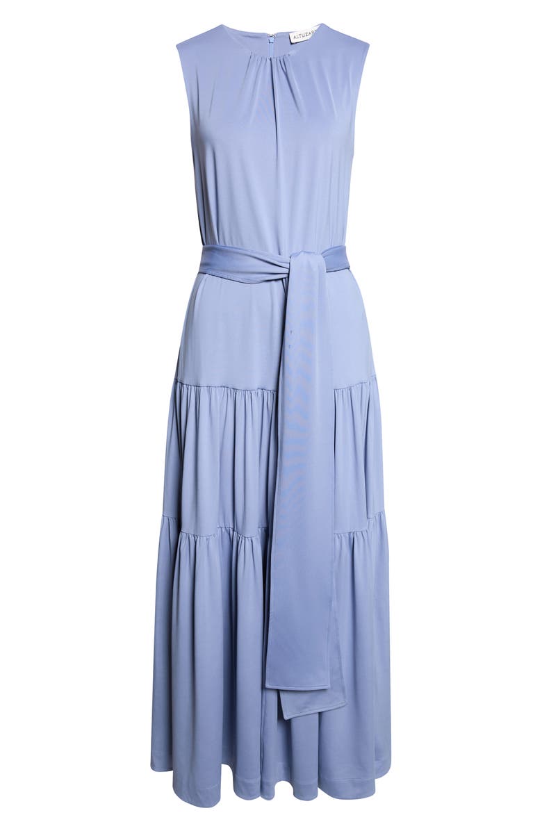 Altuzarra Liza Stretch Jersey Maxi Dress, Main, color, Amsonia