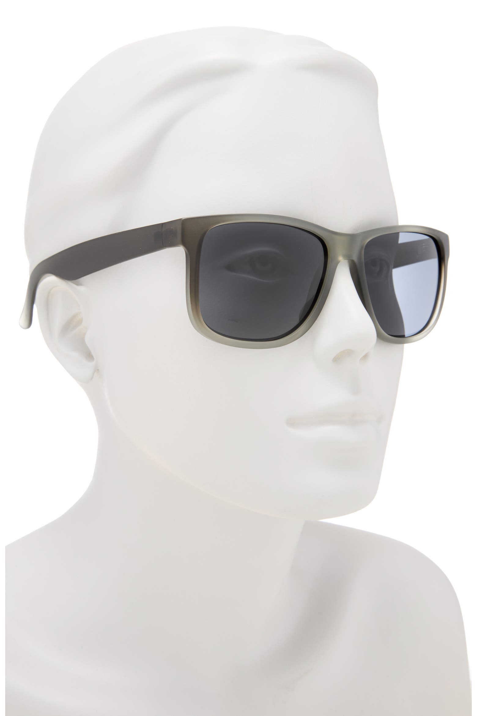 Matte Rack Cards Cole Haan 55mm Polarized Matte Square Sunglasses | Nordstromrack