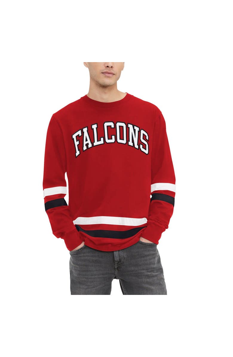 Tommy Hilfiger Men's Tommy Hilfiger Red/Black Atlanta Falcons Nolan Long Sleeve T-Shirt, Main, color, Red