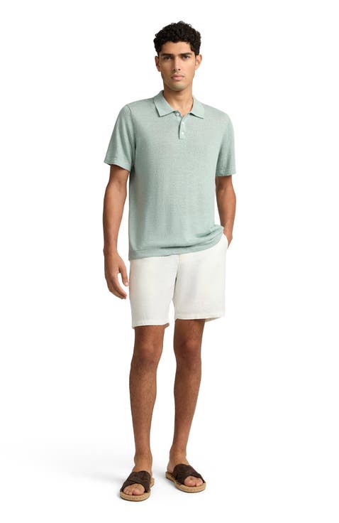 Linen Sweater Polo