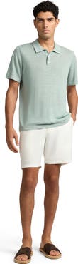 Onia Linen Sweater Polo