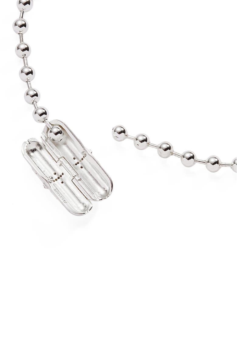 Alex and Ani Ball Chain Barrel Closure Bracelet with  Wings, Alternate, color, 
