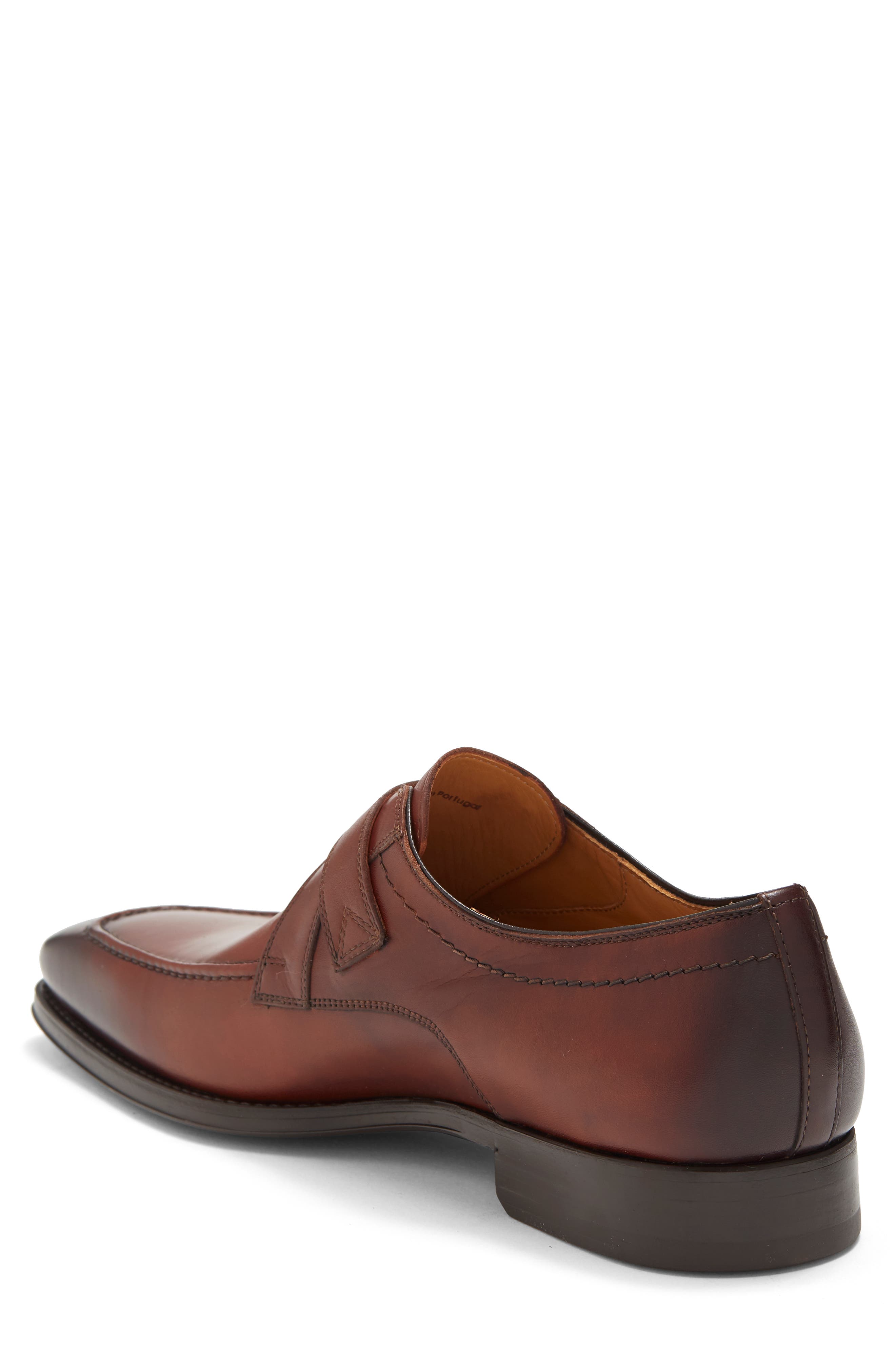 Magnanni Mauricios Monk Strap Loafer - Wide Width Available, Alternate, color, Cognac