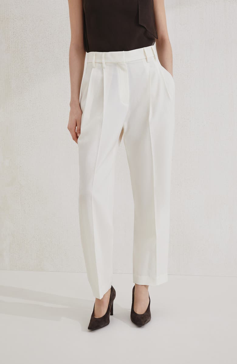 Brunello Cucinelli Slouchy trousers, Alternate, color, Panama