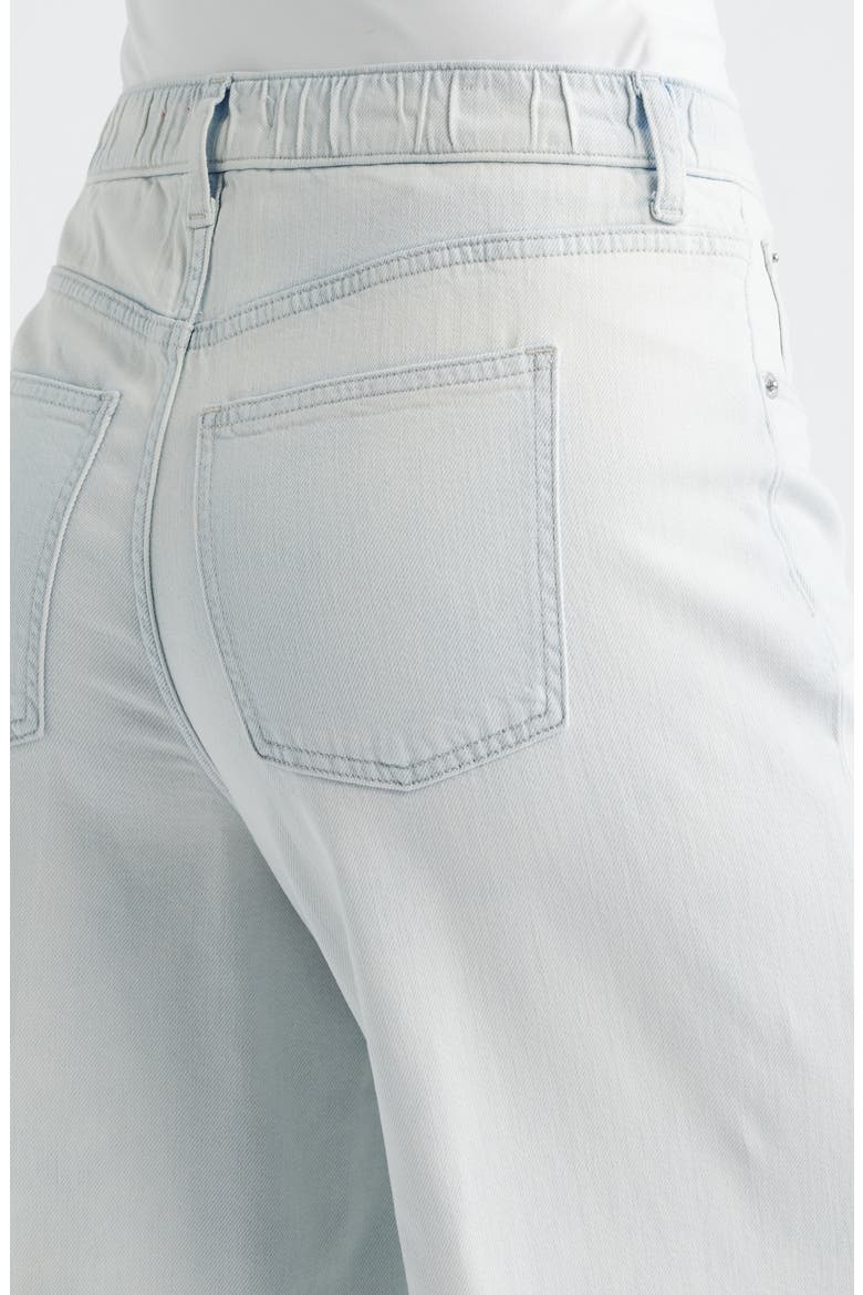 Lightweight High Waist Superwide Jeans, Alternate, color, SEA BREEZE