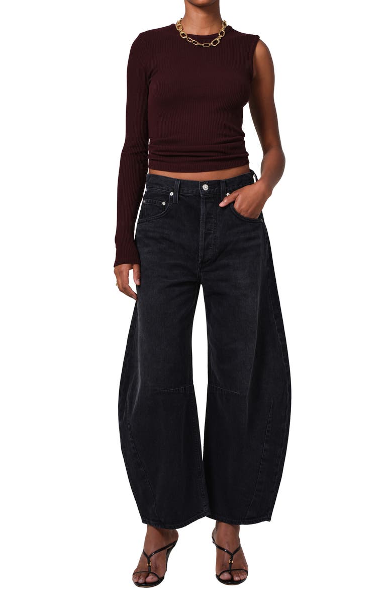 Citizens of Humanity Fellina Rib One-Sleeve Sweater, Alternate, color,