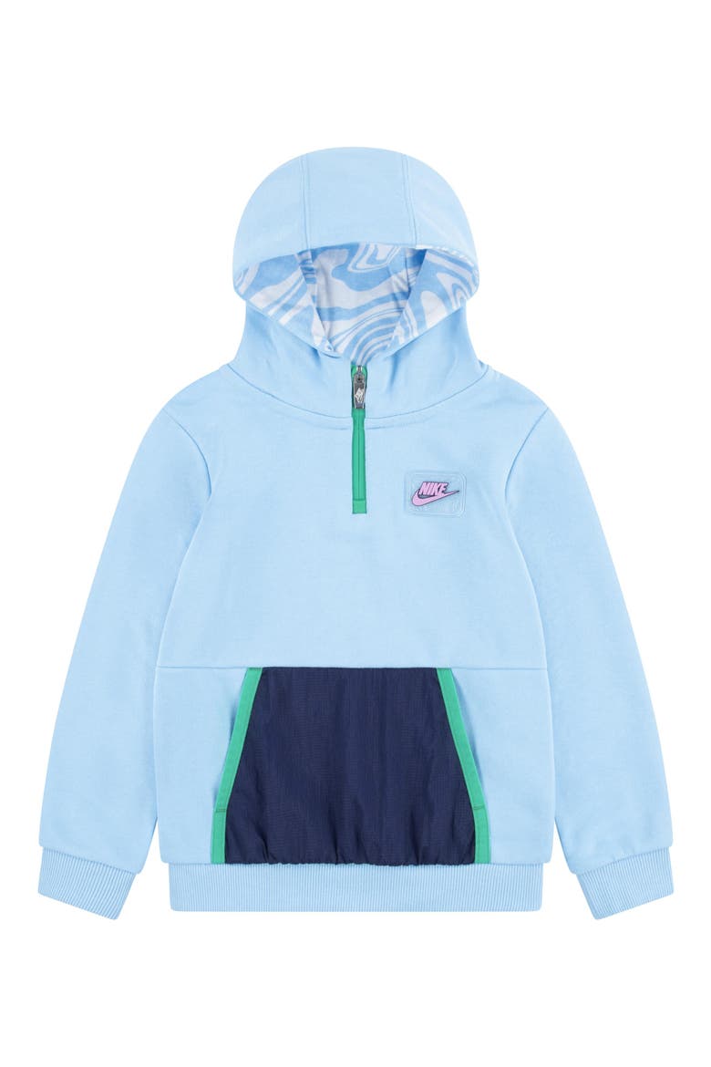 Kids' Pullover Hoodie, Main, color, AQUARIUS BLUE