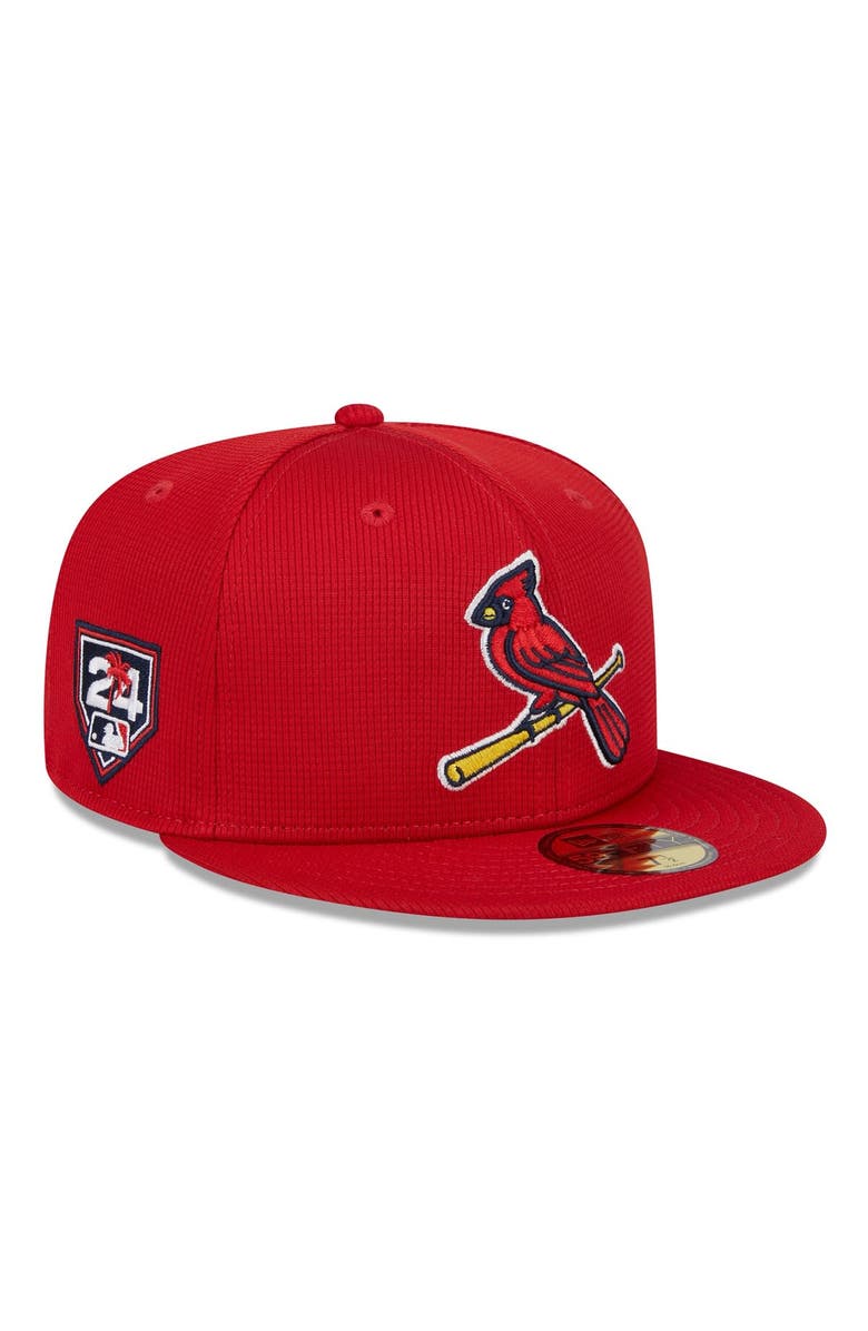 New Era Men's New Era  Red St. Louis Cardinals 2024 Spring Training 59FIFTY Fitted Hat, Main, color, 