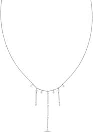 Bony Levy Aviva 18K White Gold Diamond Bar Frontal Necklace