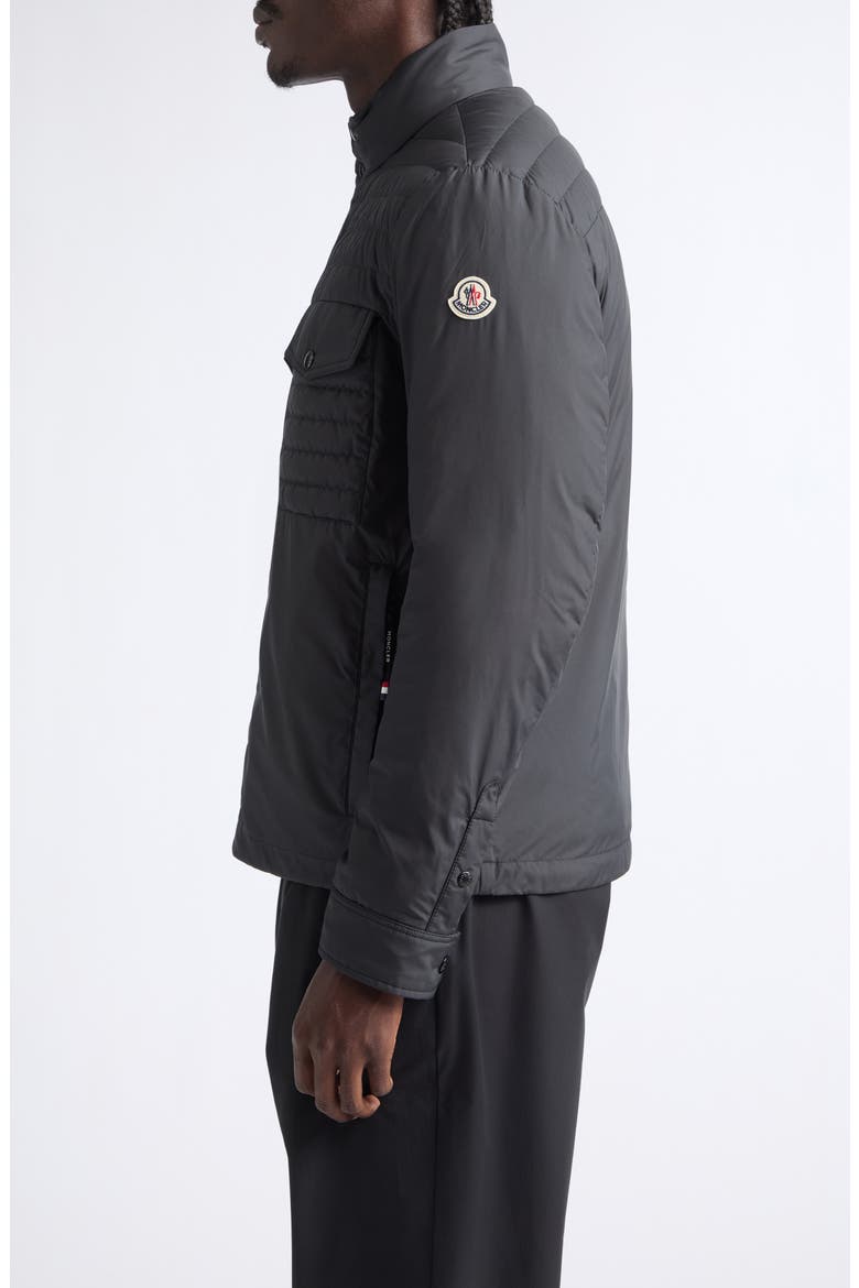 Vnorviane Quilted Down Jacket, Alternate, color, BLACK