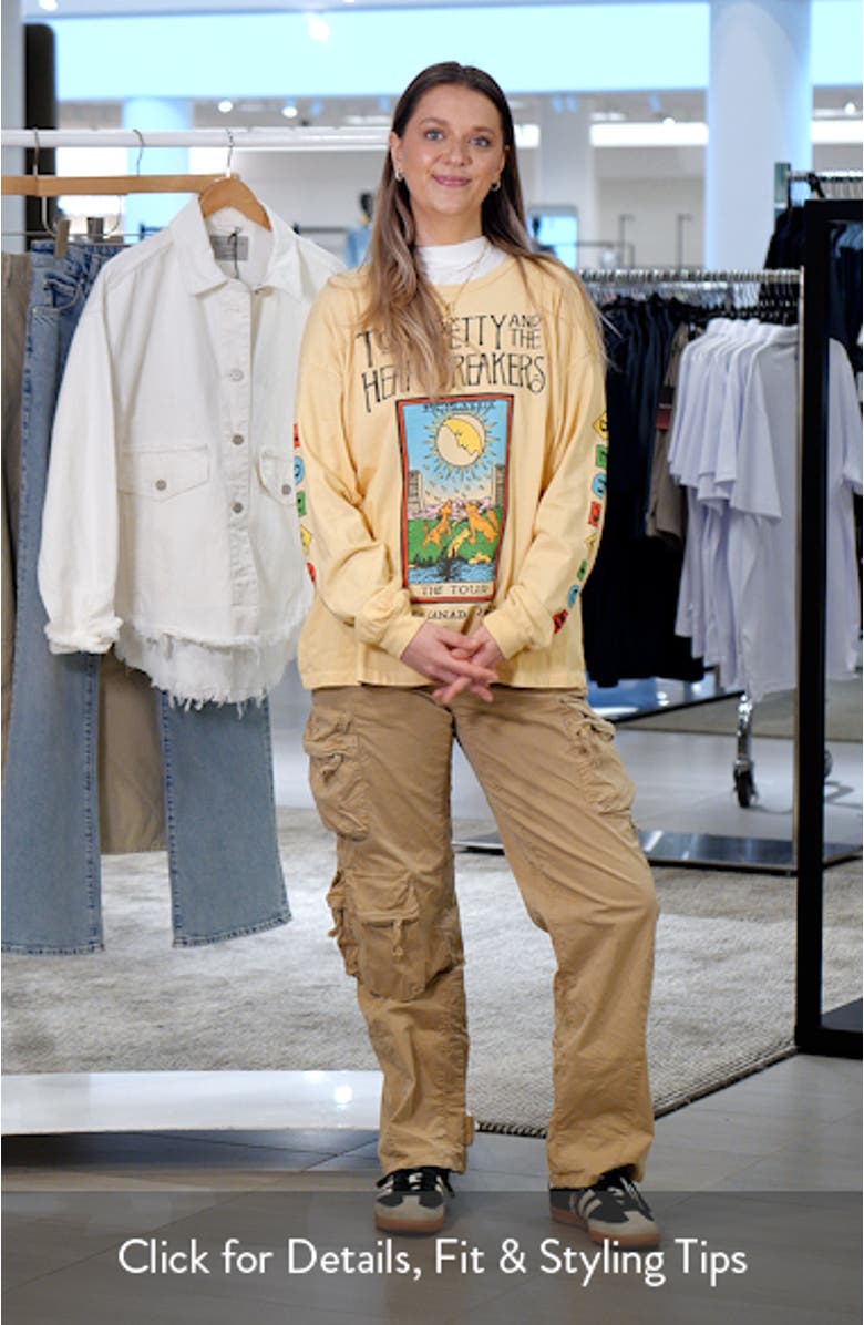 Tom Petty Strange Behavior Long Sleeve Cotton Graphic T-Shirt, sales video thumbnail