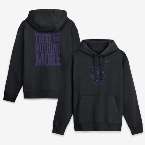 Men's Nike Black Baltimore Ravens Backfield Disruptor Club Fleece Hoodie