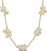DELMAR Gemstone Station Necklace