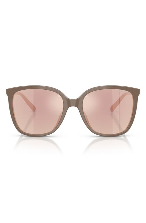 57mm Gradient Cat Eye Sunglasses
