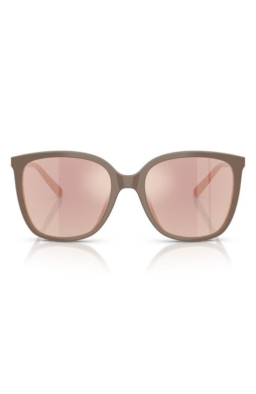 Michael Kors 57mm Gradient Cat Eye Sunglasses In Brown