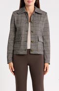 Bagatelle Plaid Cropped Jacket