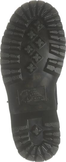 Jadon Piercing Milled Leather Platform Boot
