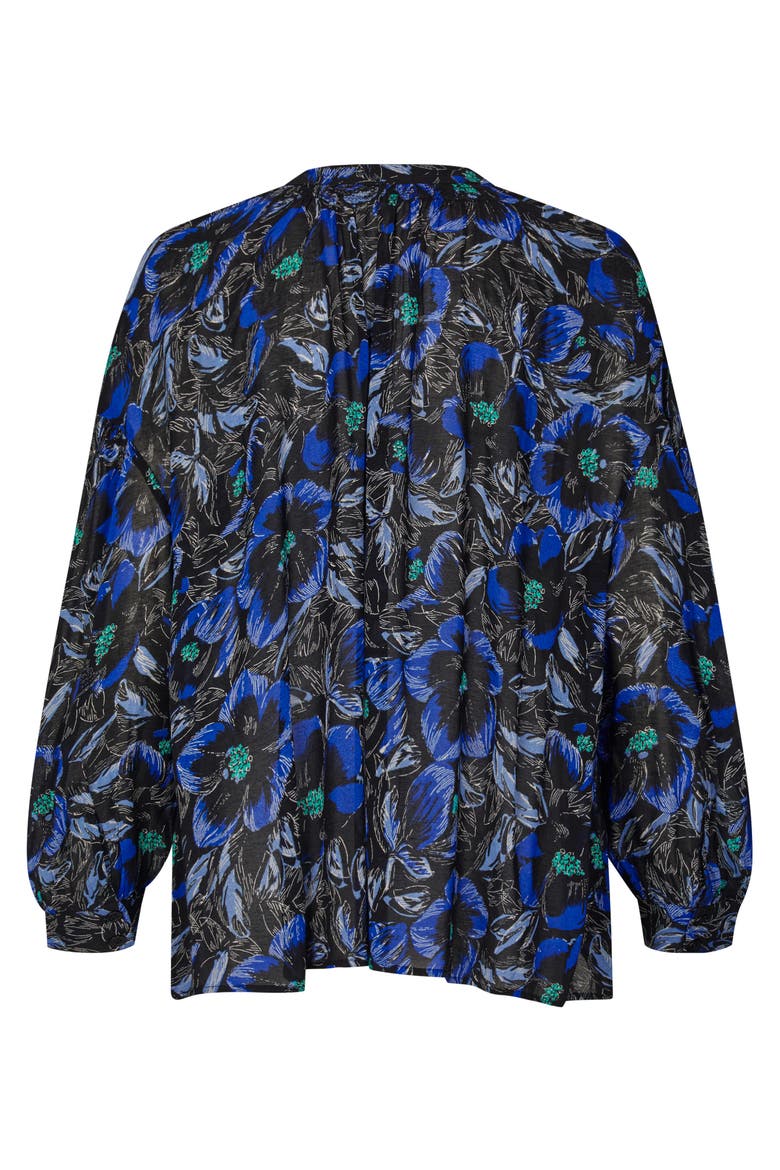 MaIvorama Floral Print Shirt, Alternate, color, Surf The Web
