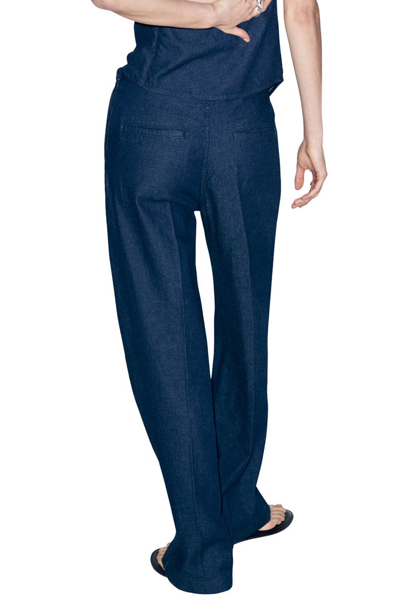 Flat Front Jeans, Alternate, color, OPEN BLUE