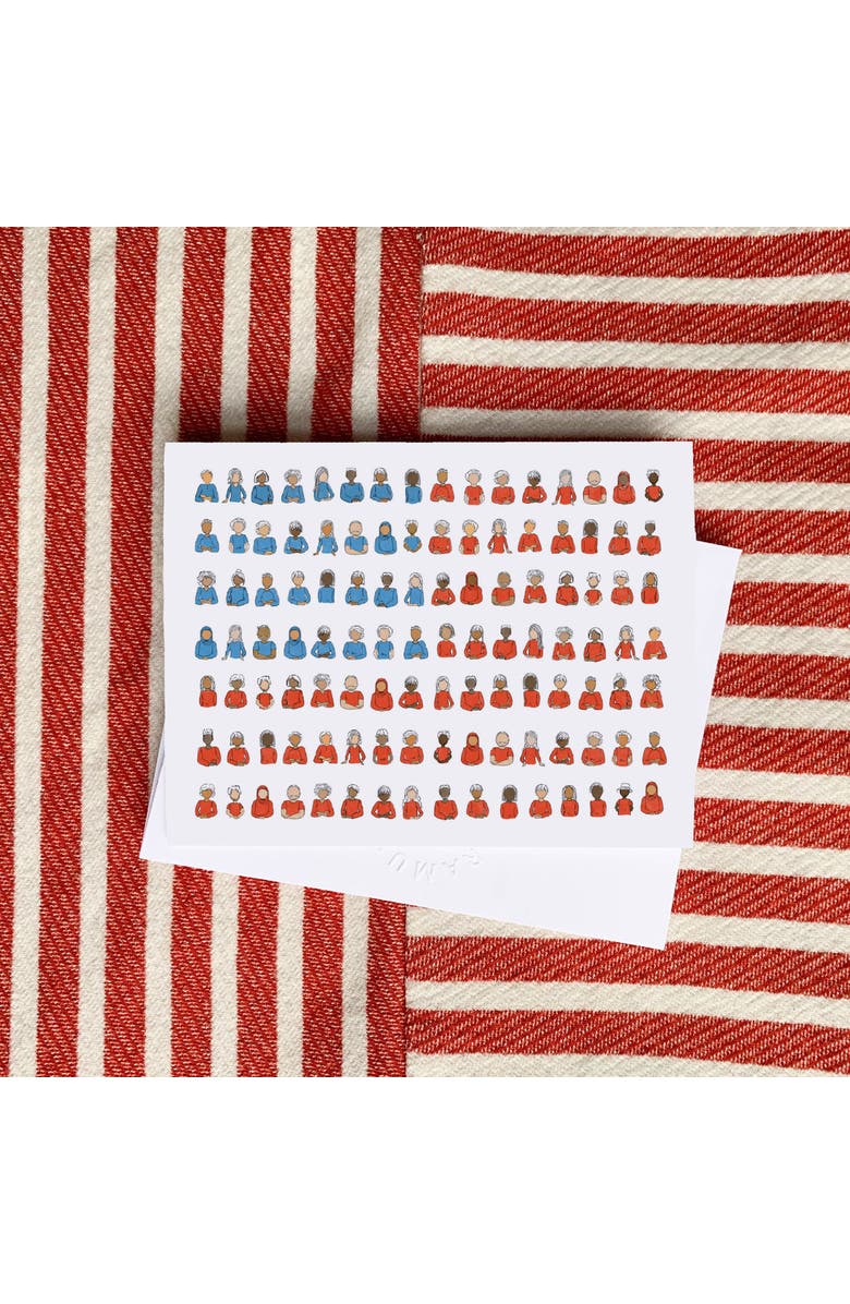 Ramus & Co Flag Greeting Card Pack (3ct) "USA People Flag", Alternate, color, Multi-Pack