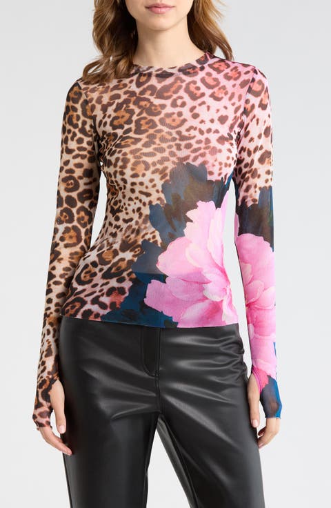 Kaylee Floral Mesh Top