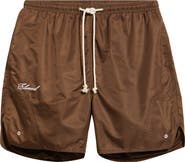 Elwood Olympic Embroidered Logo Nylon Shorts