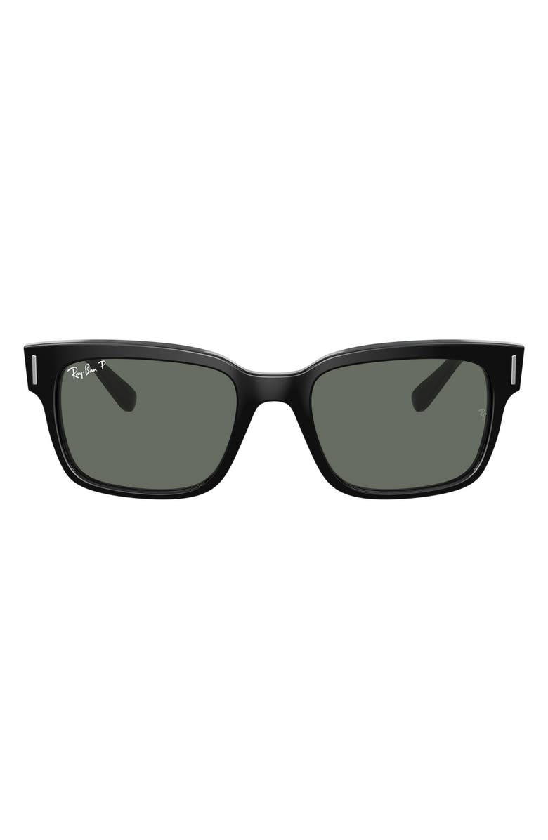 Ray-Ban 55mm Wayfarer Sunglasses, Main, color, Shiny Black