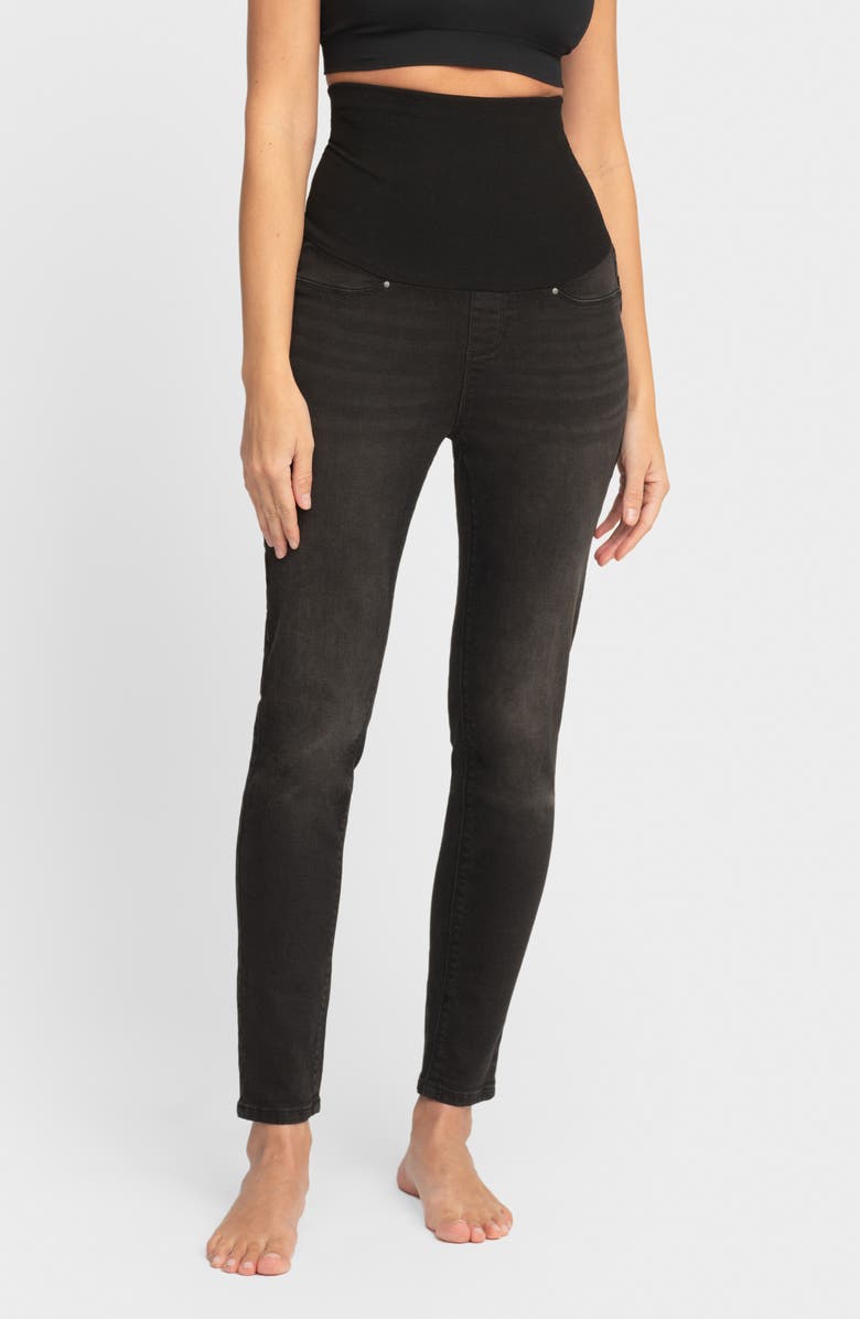 Seraphine Post Maternity Skinny Jeans, Main, color, 