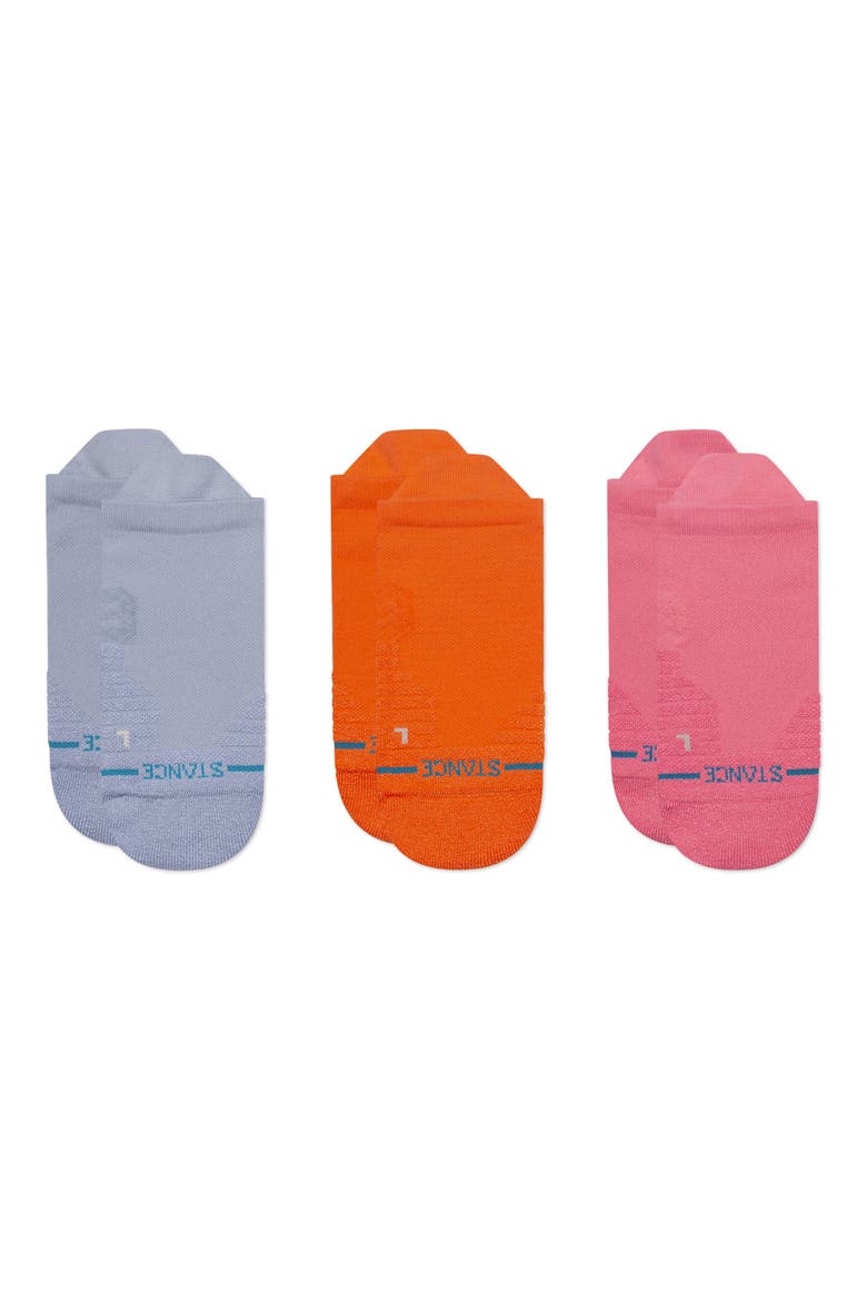 Assorted 3-Pack Ankle Socks, Main, color, BLUE