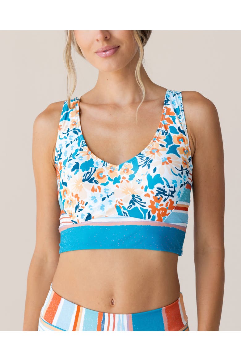 Underwire V-Neck Swim Crop, Main, color, Arches