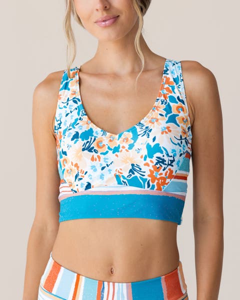 Underwire V-Neck Swim Crop