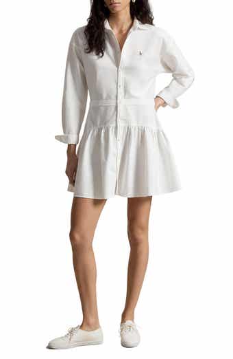 Polo Ralph Lauren Long Sleeve Panel Mini Shirtdress