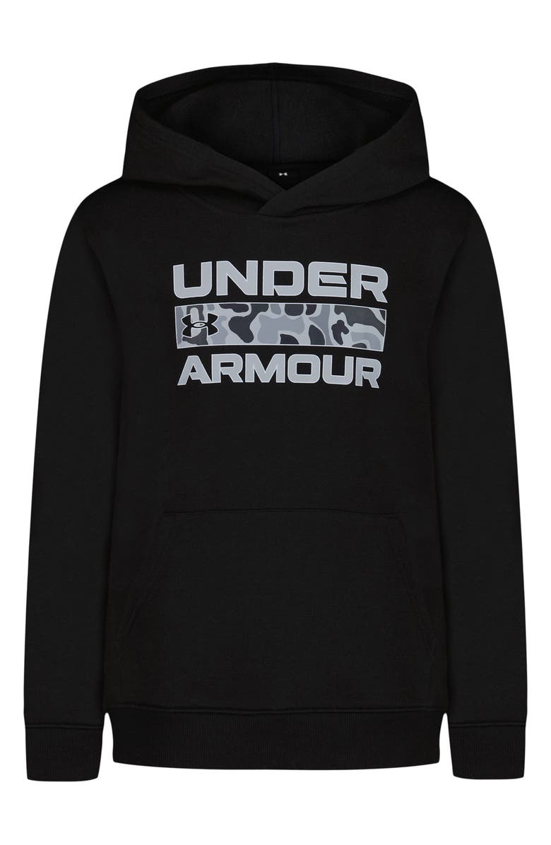 Under Armour Kids' Frog Graphic Hoodie, Main, color, Black